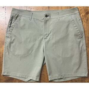 Public Rec Dealmaker Chino Shorts Men 36 Green Workday Performance Golf 8"